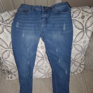 Navy blue jeans